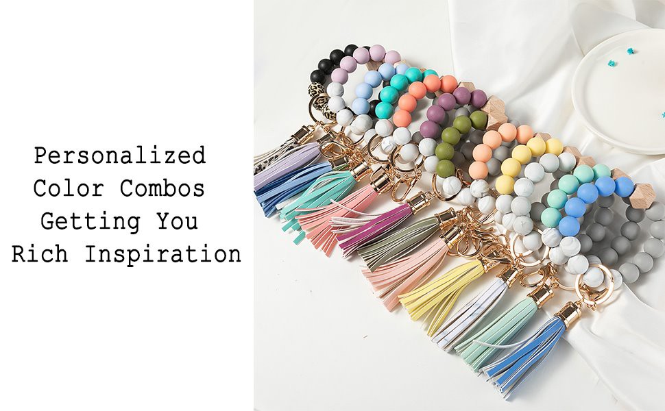 silicone beads for keychains